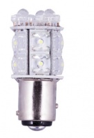 Светодиод 12V T10(W5W) 1SMD 1-конт б/цоколя радиатор Белая (габариты, номер) S08201093/SRS-06BW SKYW